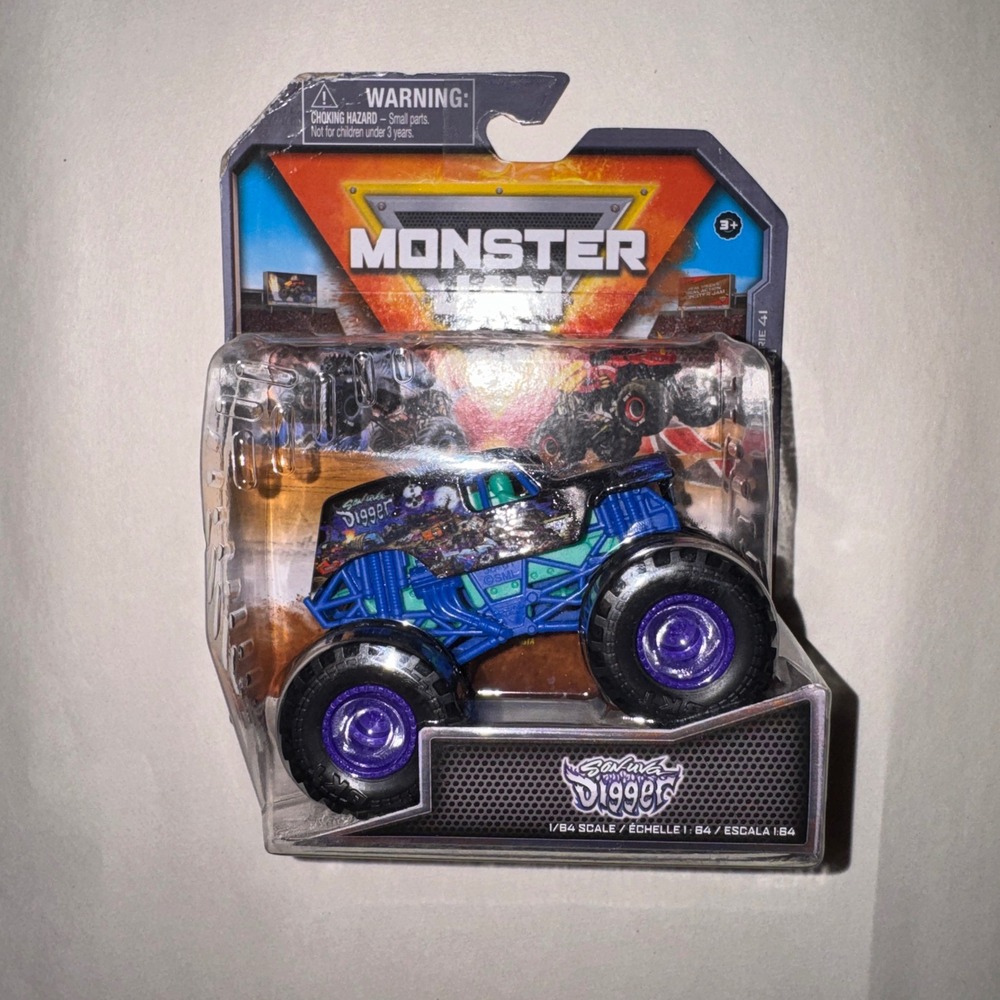Monster Jam Son-uva Digger Series 41 Die-Cast Monster Truck 1:64 Scale New